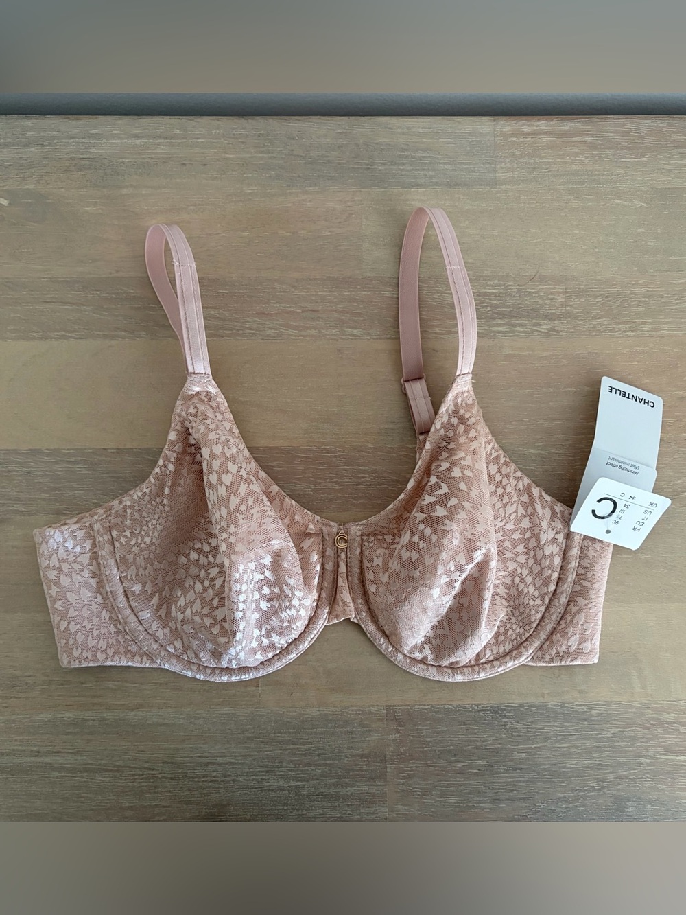 Chantelle nude bra Magique Back Smoothing Minimizer